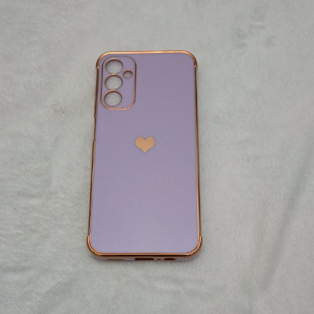 Samsung Galaxy A14 5g Purple Heart Phone Case